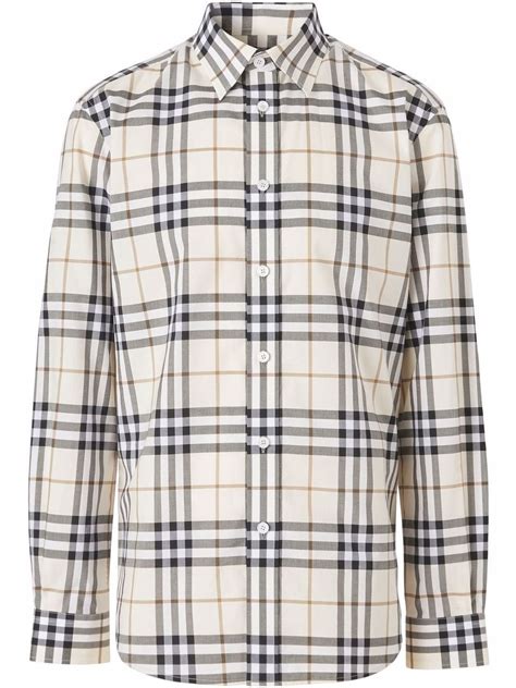 burberry overhemd wit